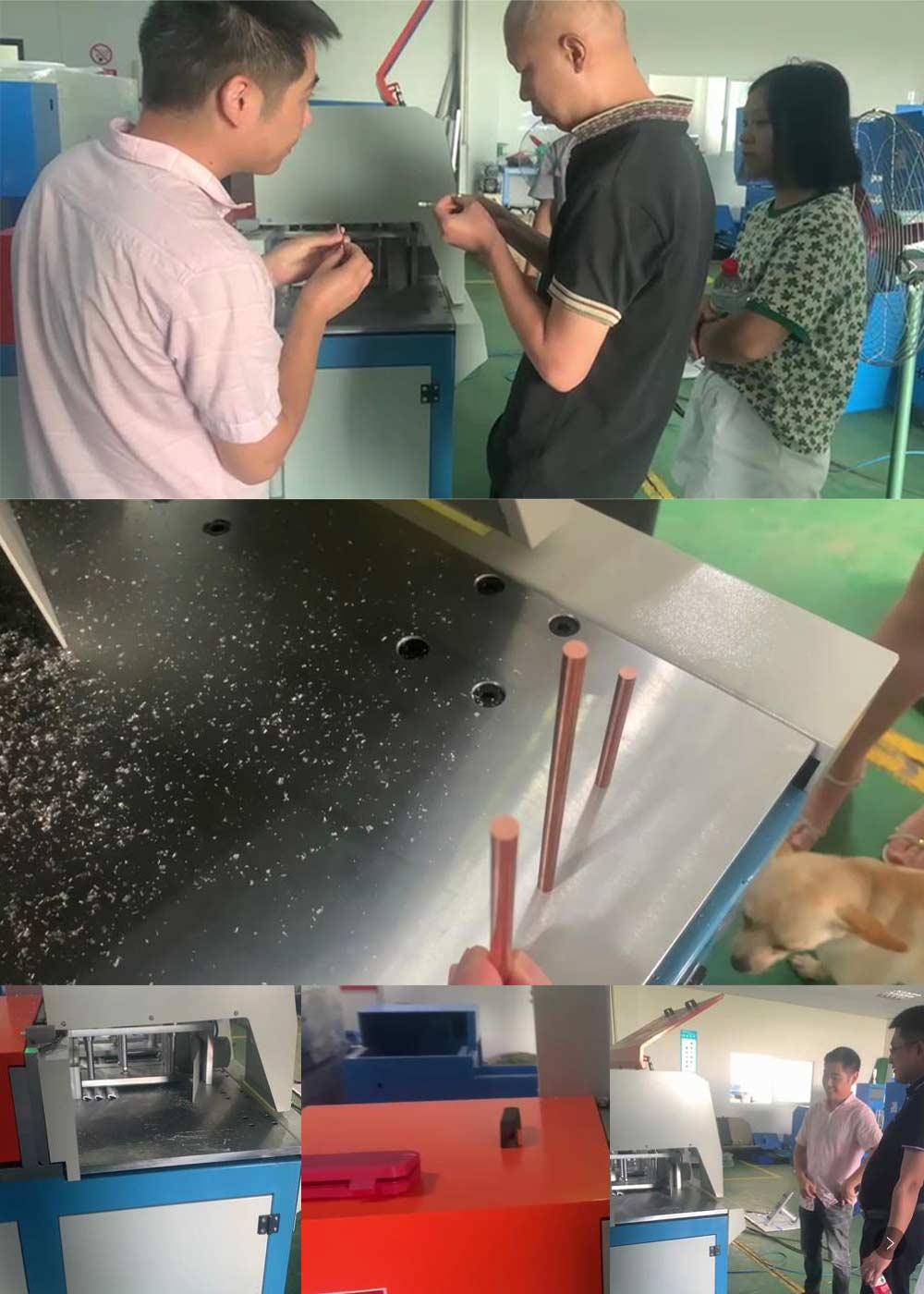 欢迎客户来我司试切全封闭分离式切铝机，洽谈合作